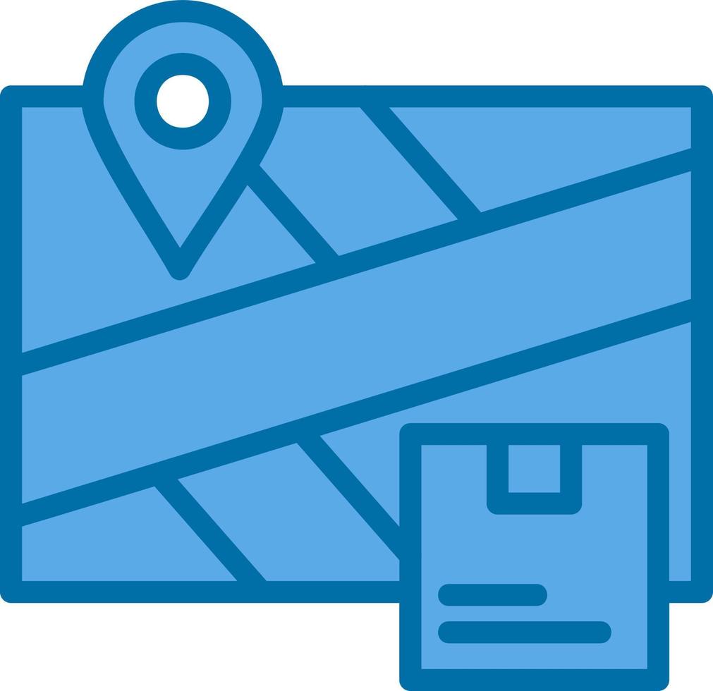 Delivery Location Vector Icon Design
