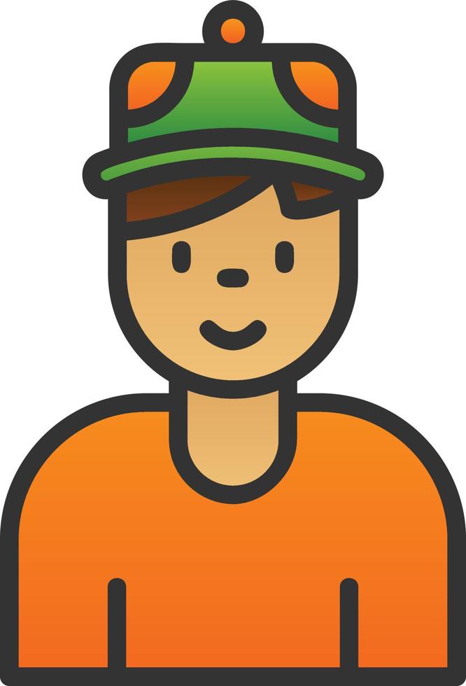 Teenager Vector Icon Design