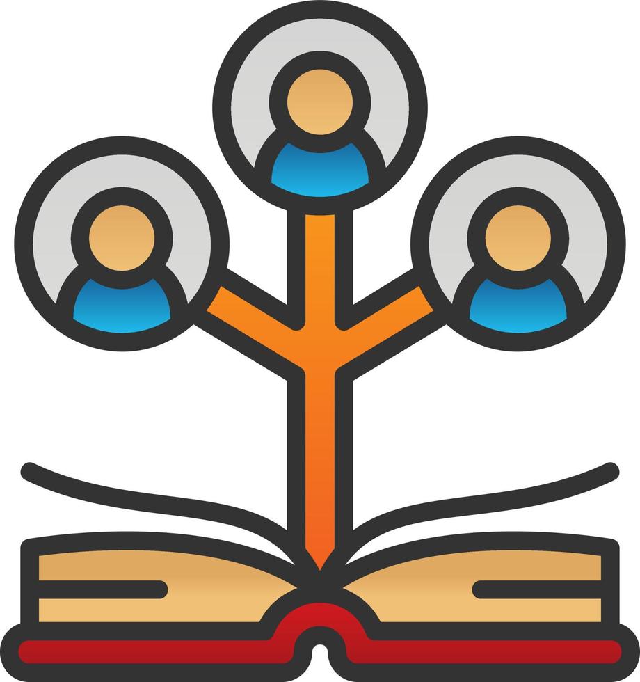 Family Tree Vector Icon Design
