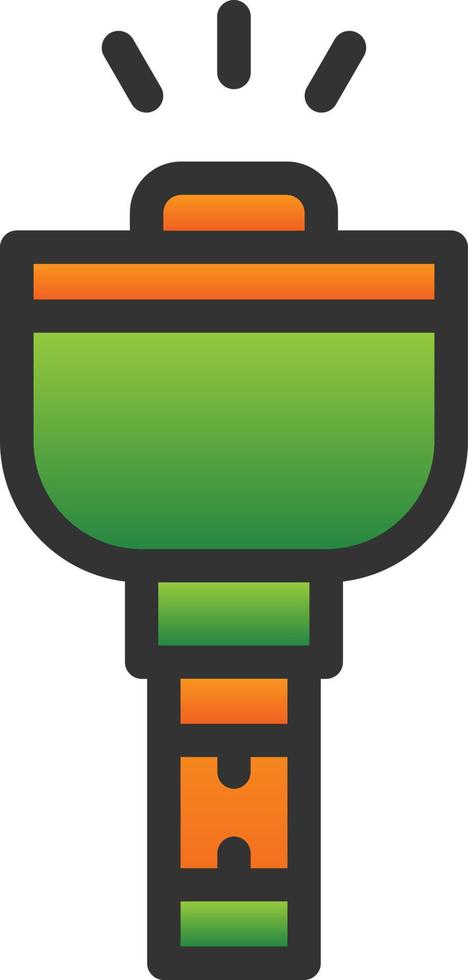 Torch Vector Icon Design