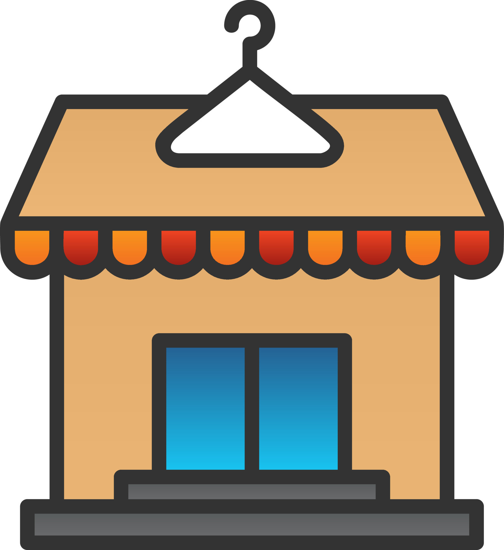 Thrift SHop Vector Icon Design 16897325 Vector Art at Vecteezy