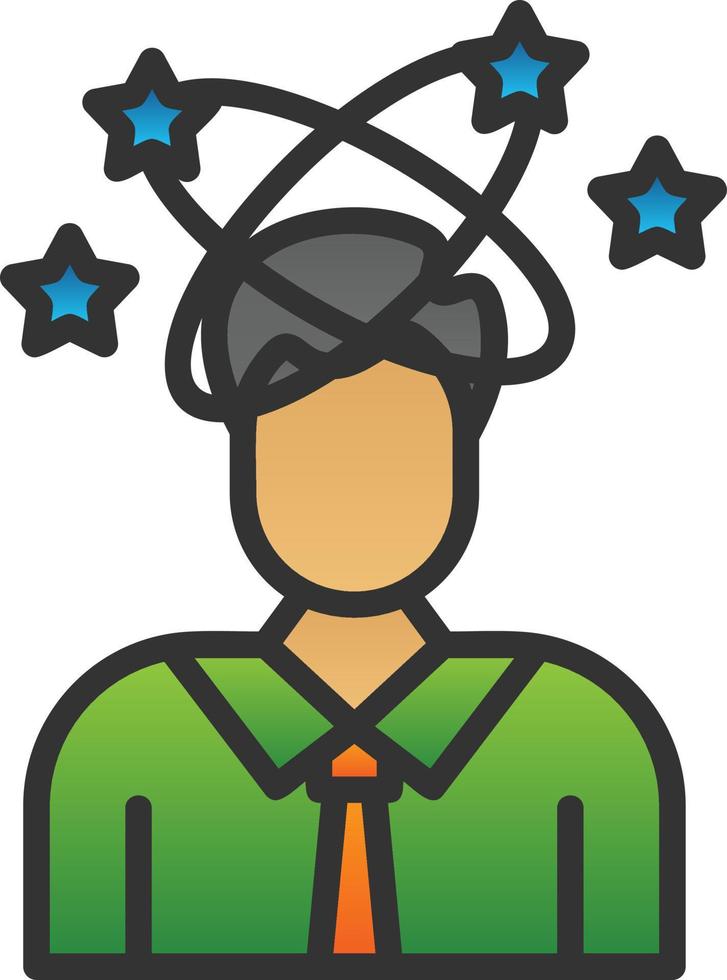 Dizzy Vector Icon Design
