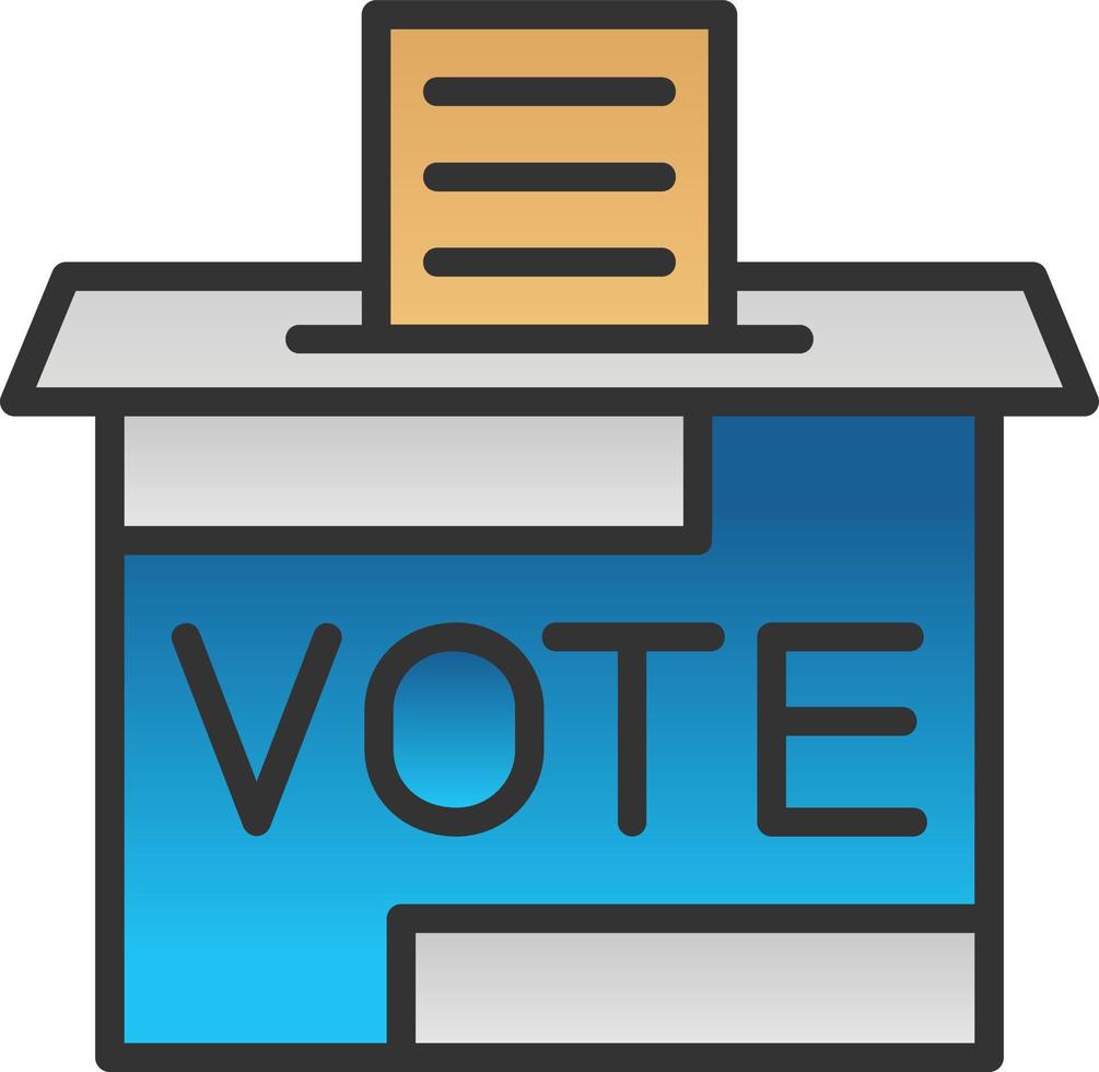 Ballot Vector Icon Design