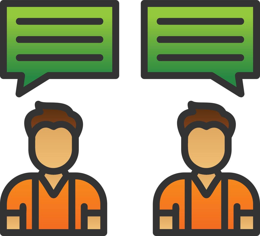 Debate Vector Icon Design