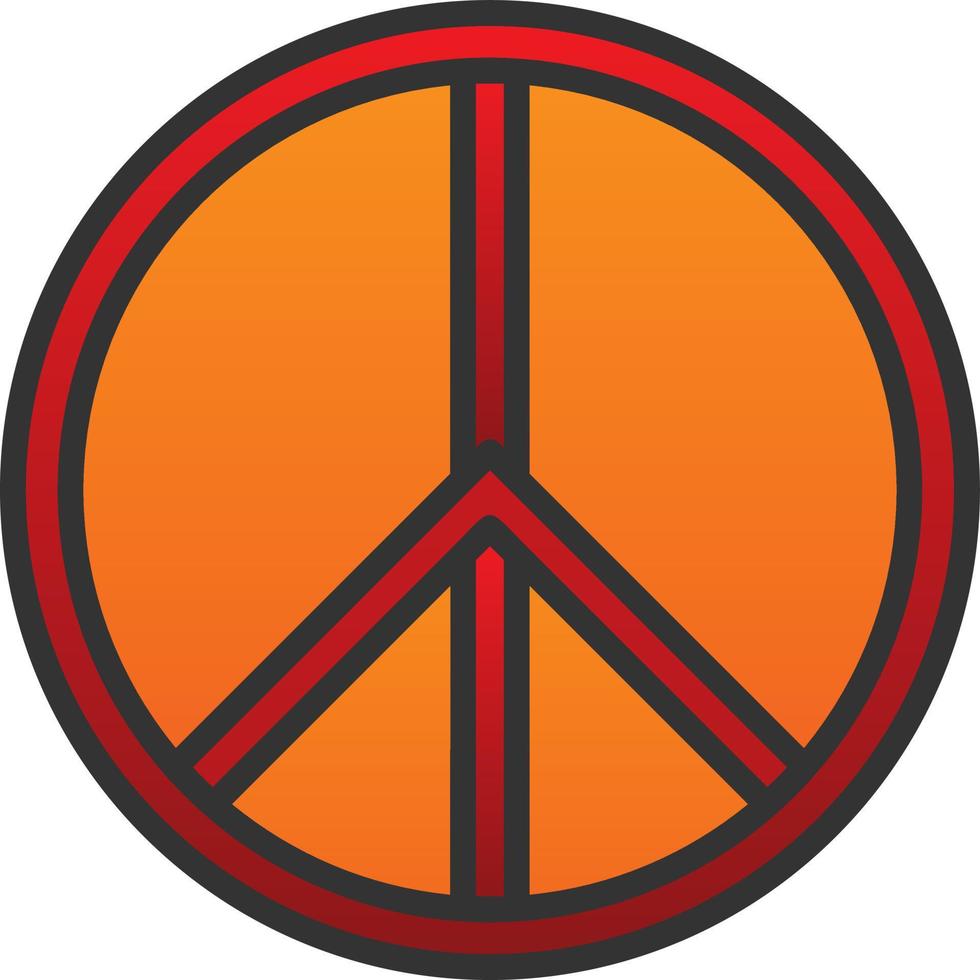 diseño de icono de vector de paz