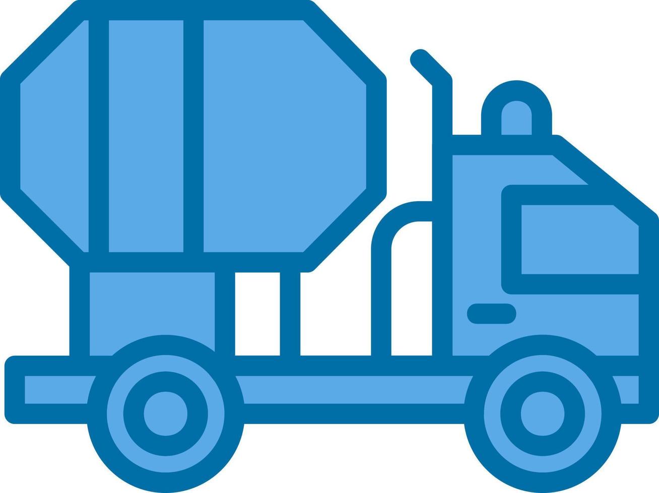 diseño de icono de vector de camión de cemento
