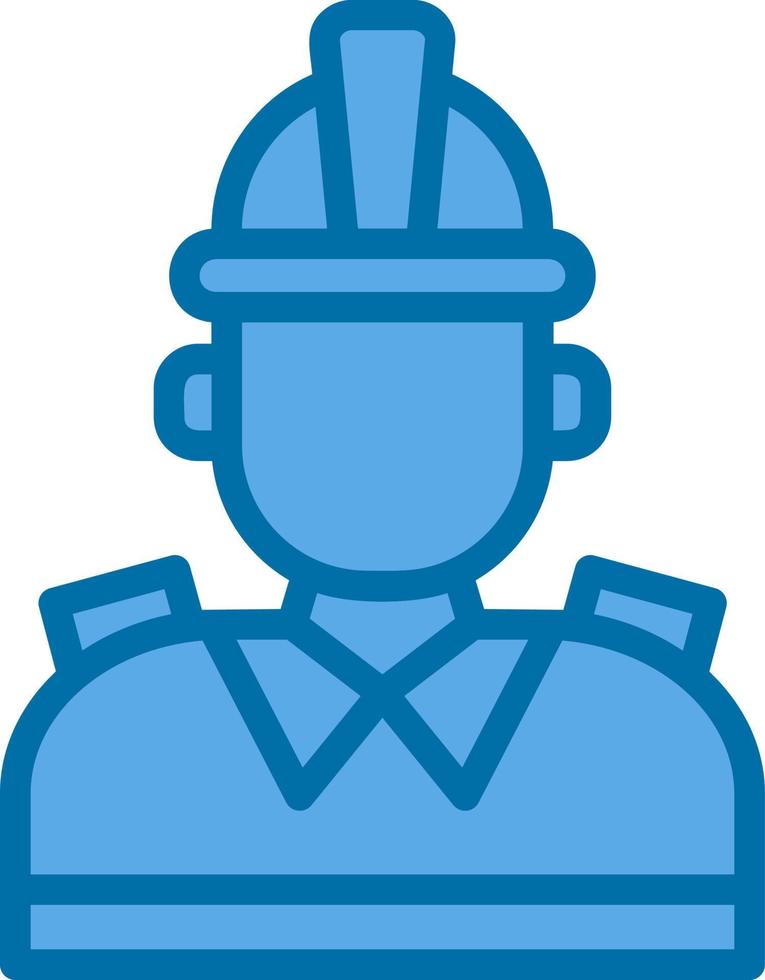 Firefighter Vector Icon Design