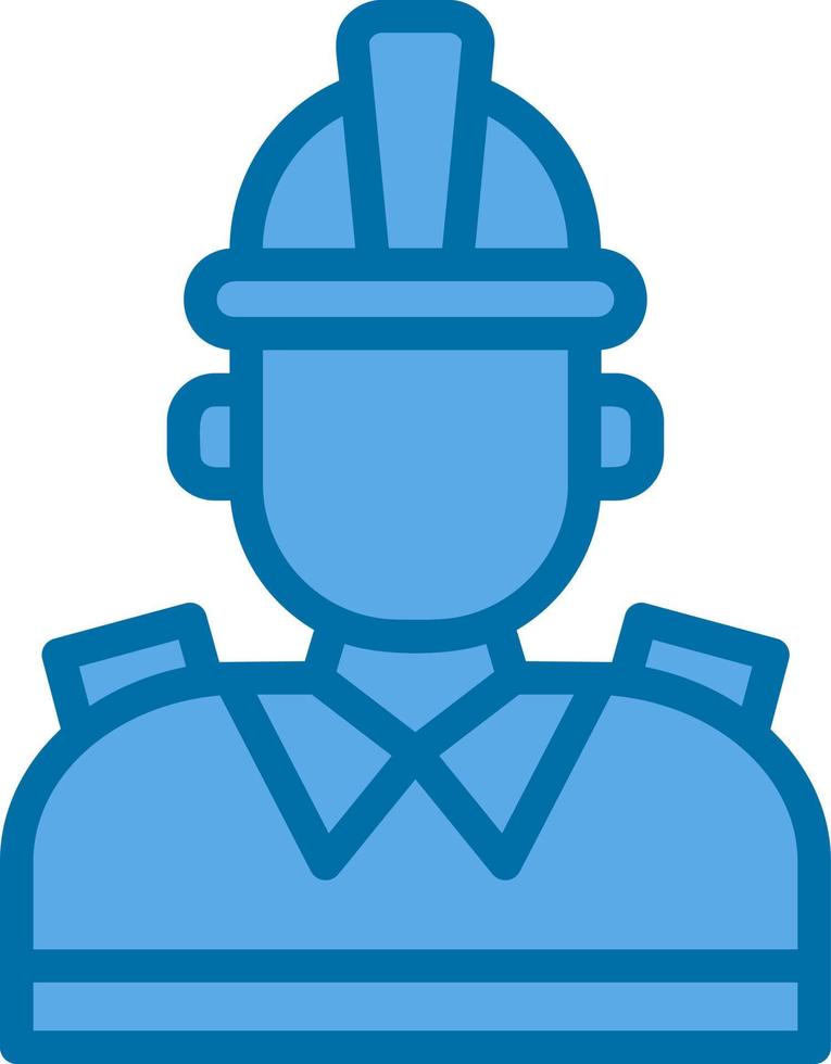 Firefighter Vector Icon Design