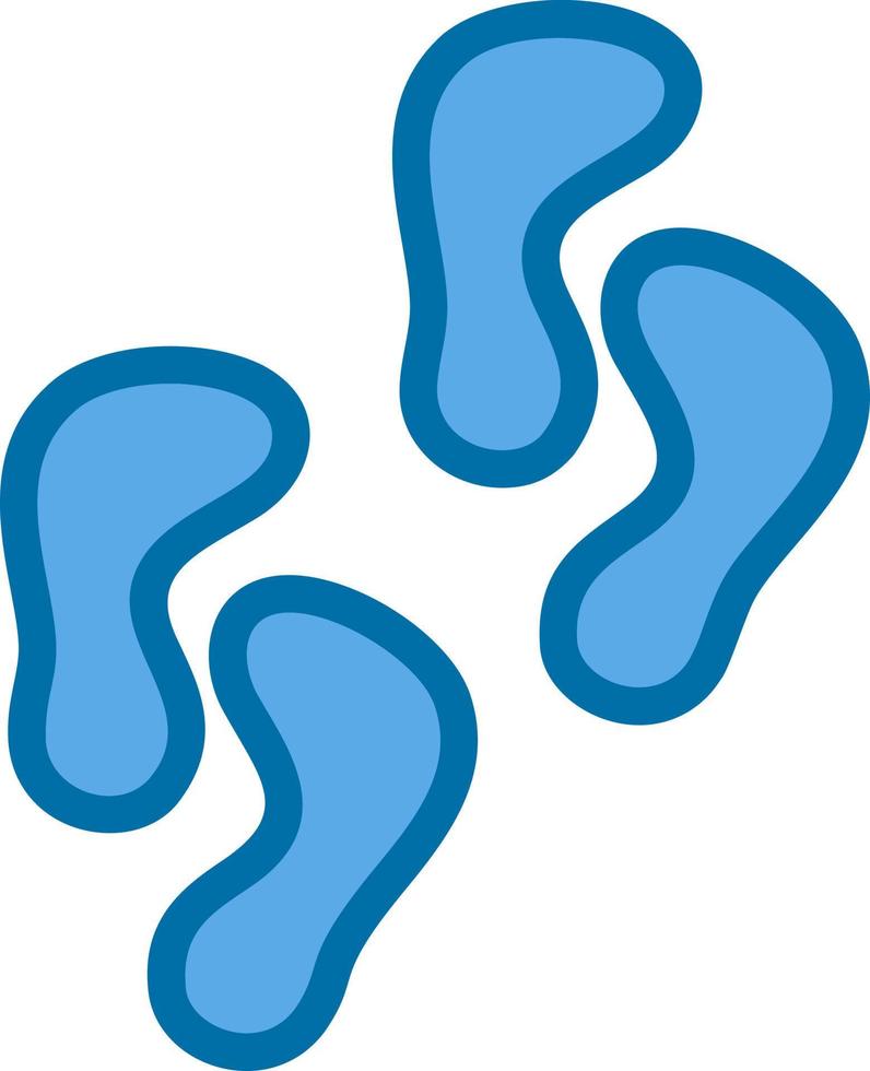 Footprint Vector Icon Design