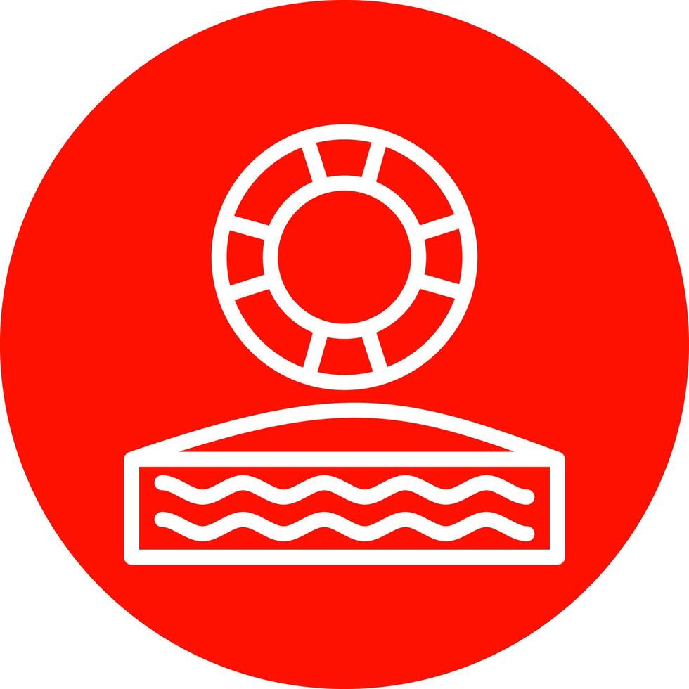 Lifebuoy Vector Icon Design