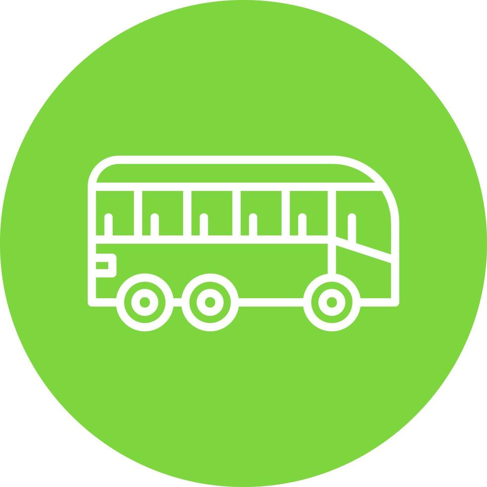 Public Transport Vector Icon Design