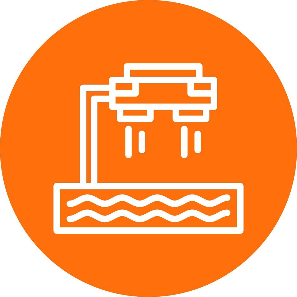 Flyboard Vector Icon Design