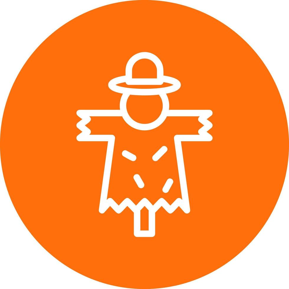 Scarecrow Vector Icon Design
