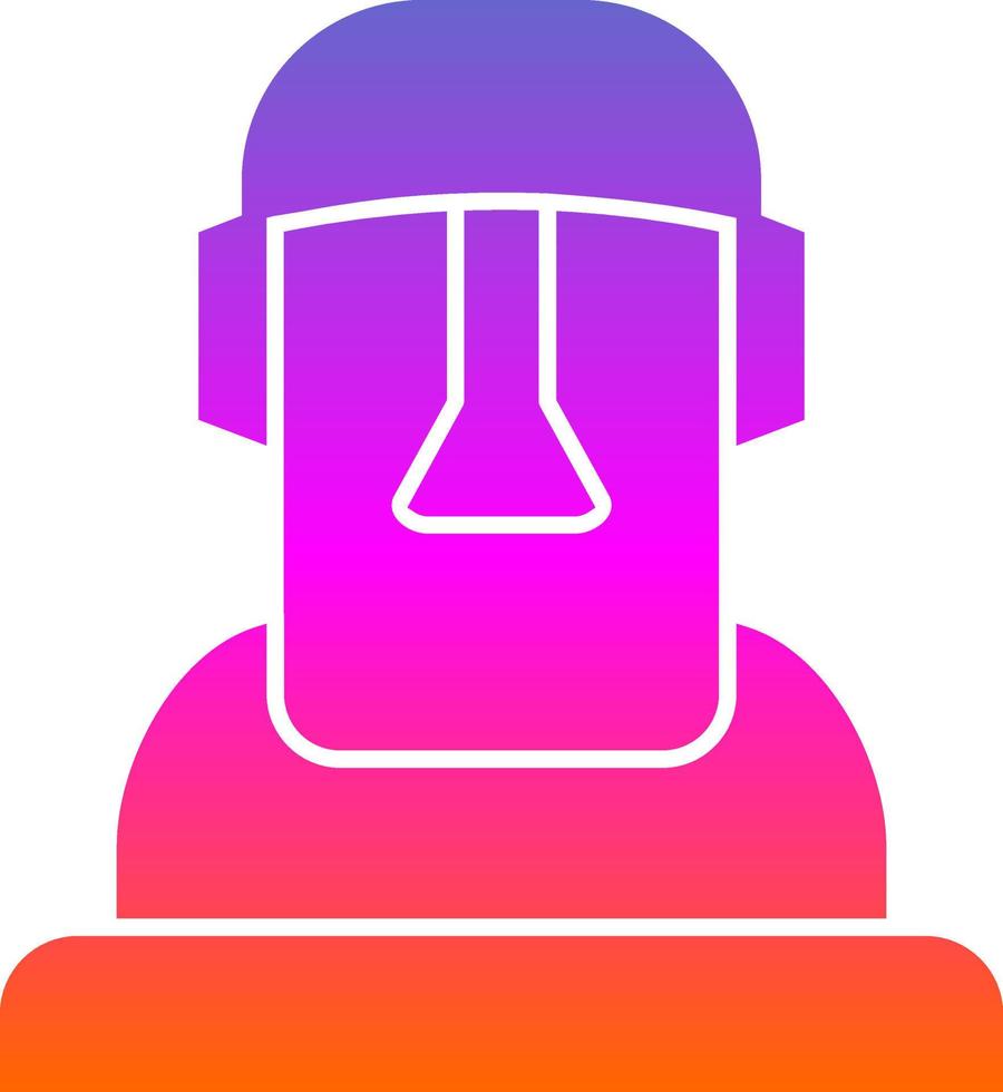 Moai Vector Icon Design