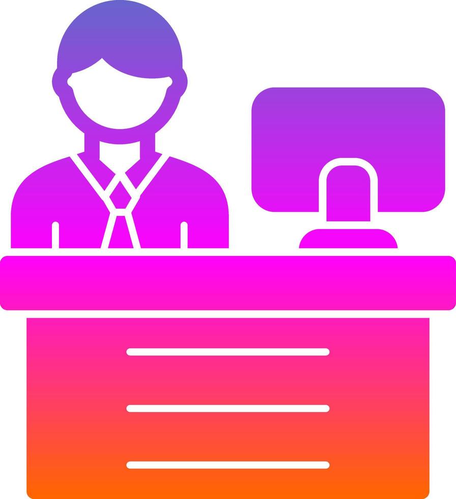 Reception Vector Icon Design