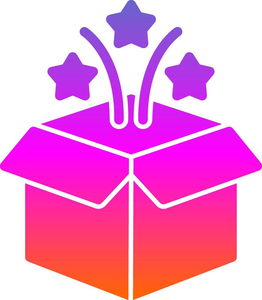 Magic Box Vector Icon Design