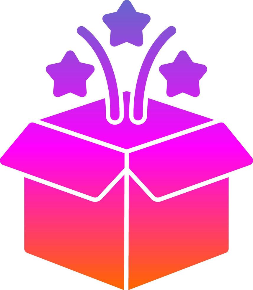 diseño de icono de vector de caja mágica