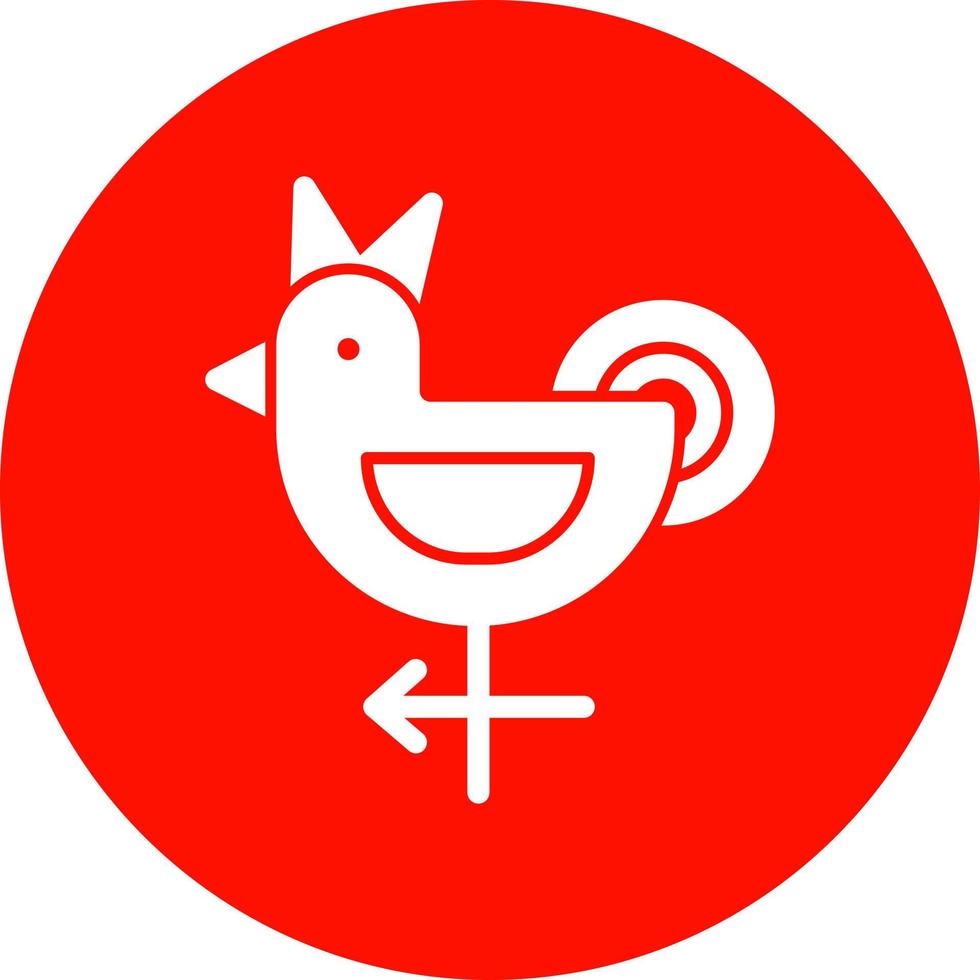 Weather Vane Vector Icon Design