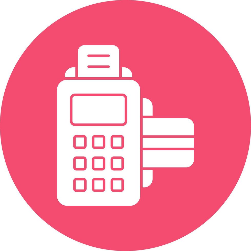 Cashier Machine Vector Icon Design