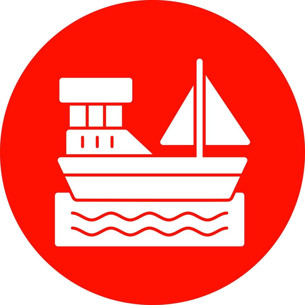 Boat Vector Icon Design