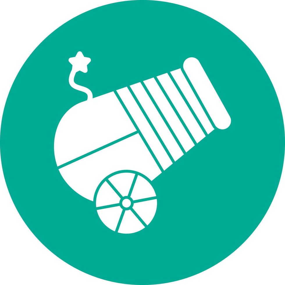 Circus Canon Vector Icon Design