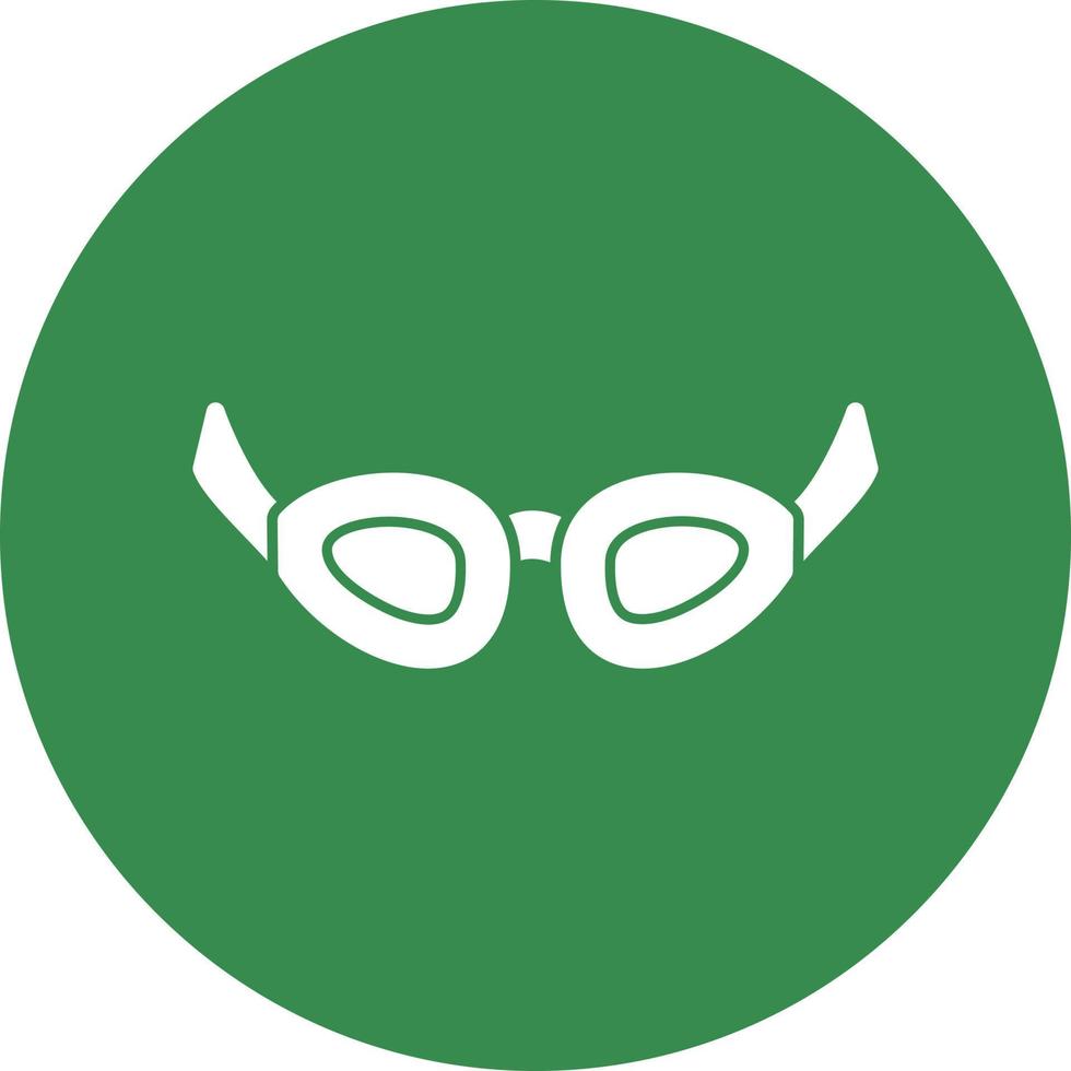 diseño de icono de vector de gafas de natación