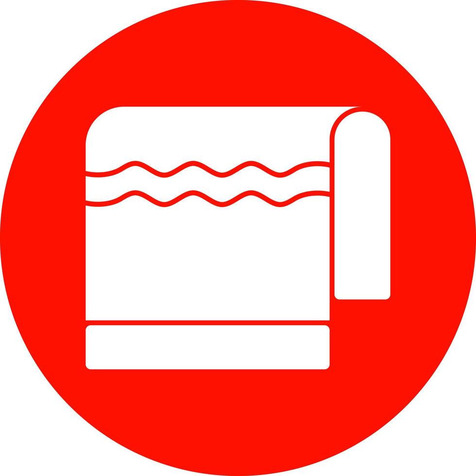 Towel Vector Icon Design