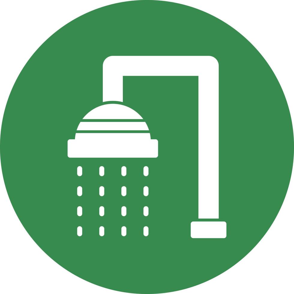 Showering Vector Icon Design