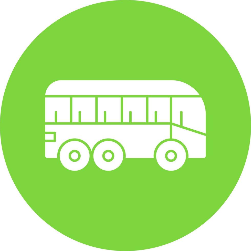 Public Transport Vector Icon Design