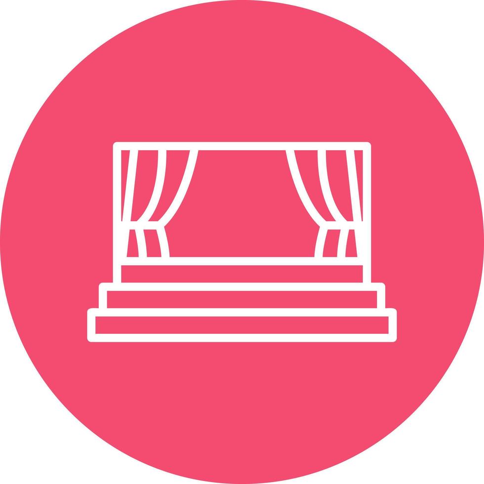 Stage Vector Icon Design