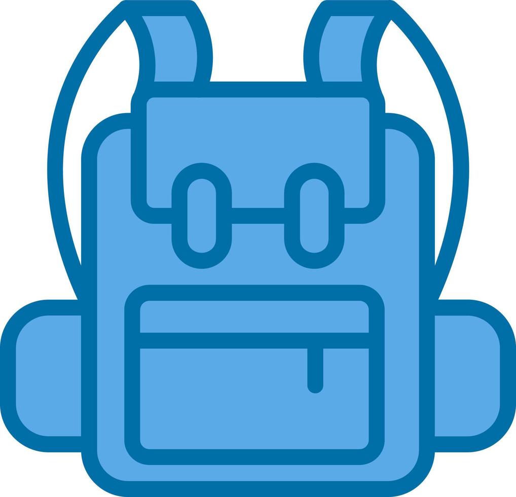 Backpack Vector Icon Design