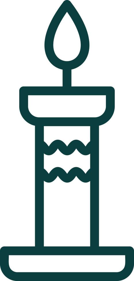 Candles Vector Icon Design