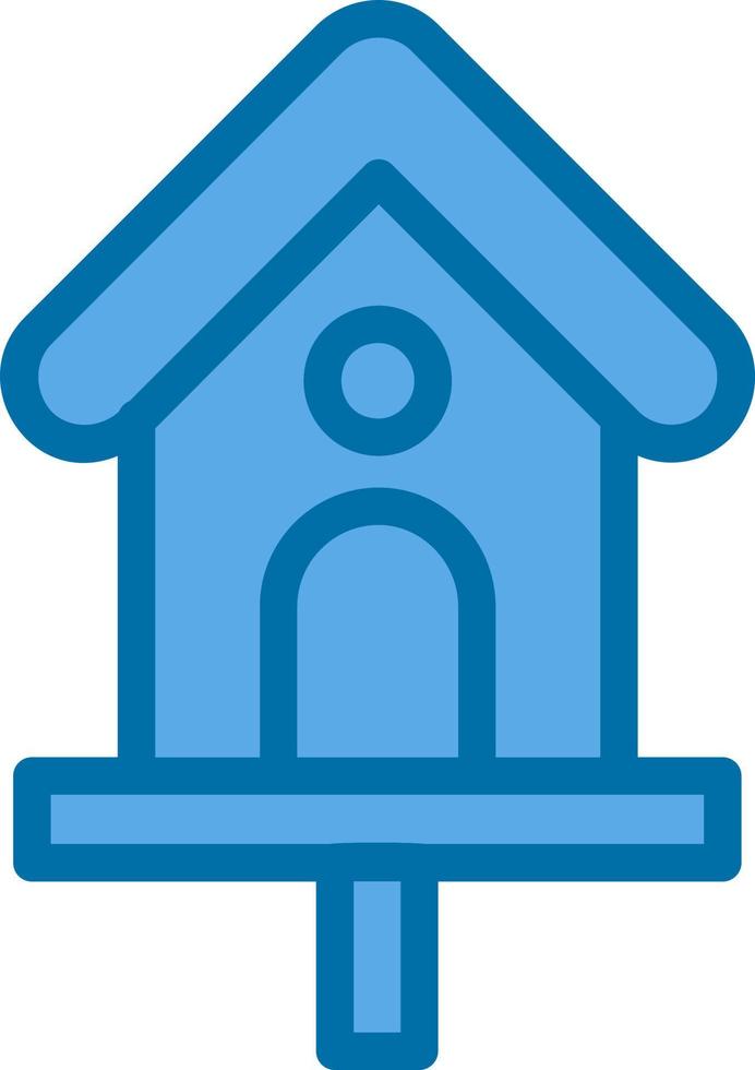 Bird House Vector Icon Design