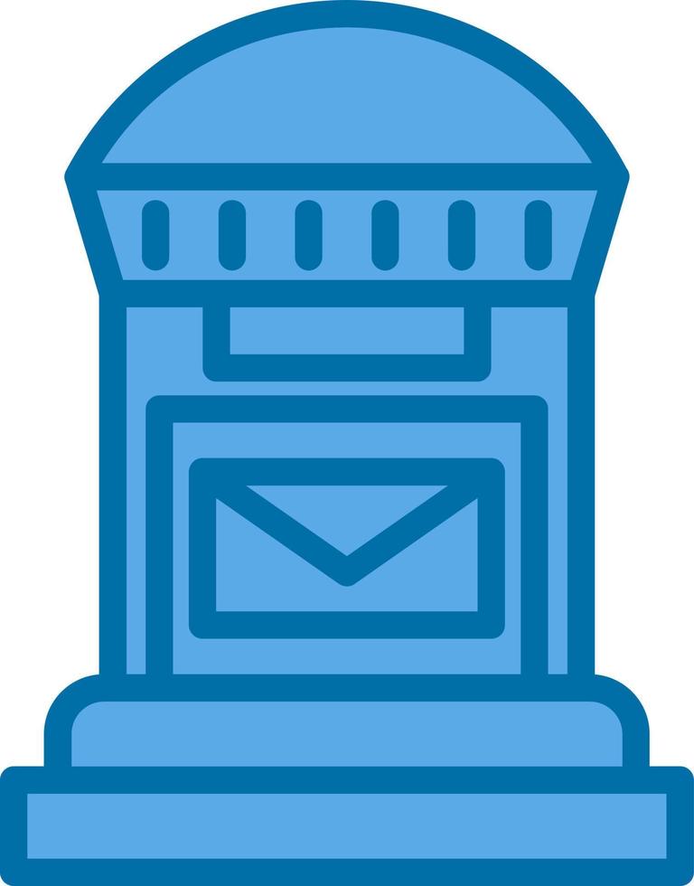 Postbox Vector Icon Design