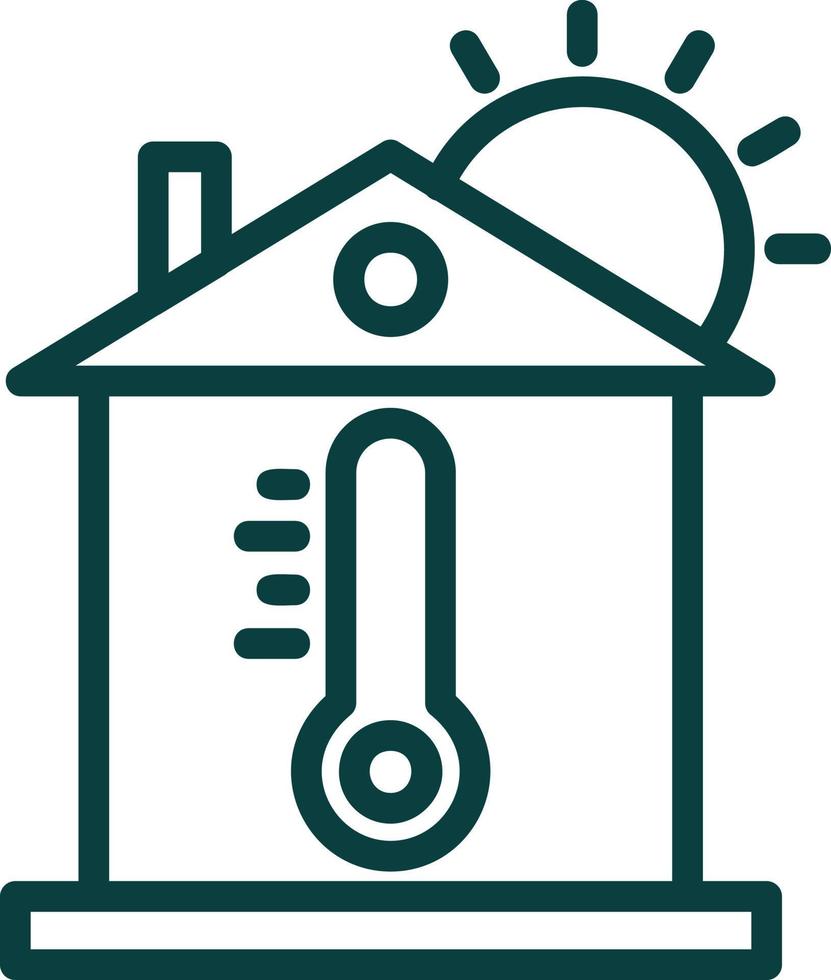 Greenhouse Effect Vector Icon Design