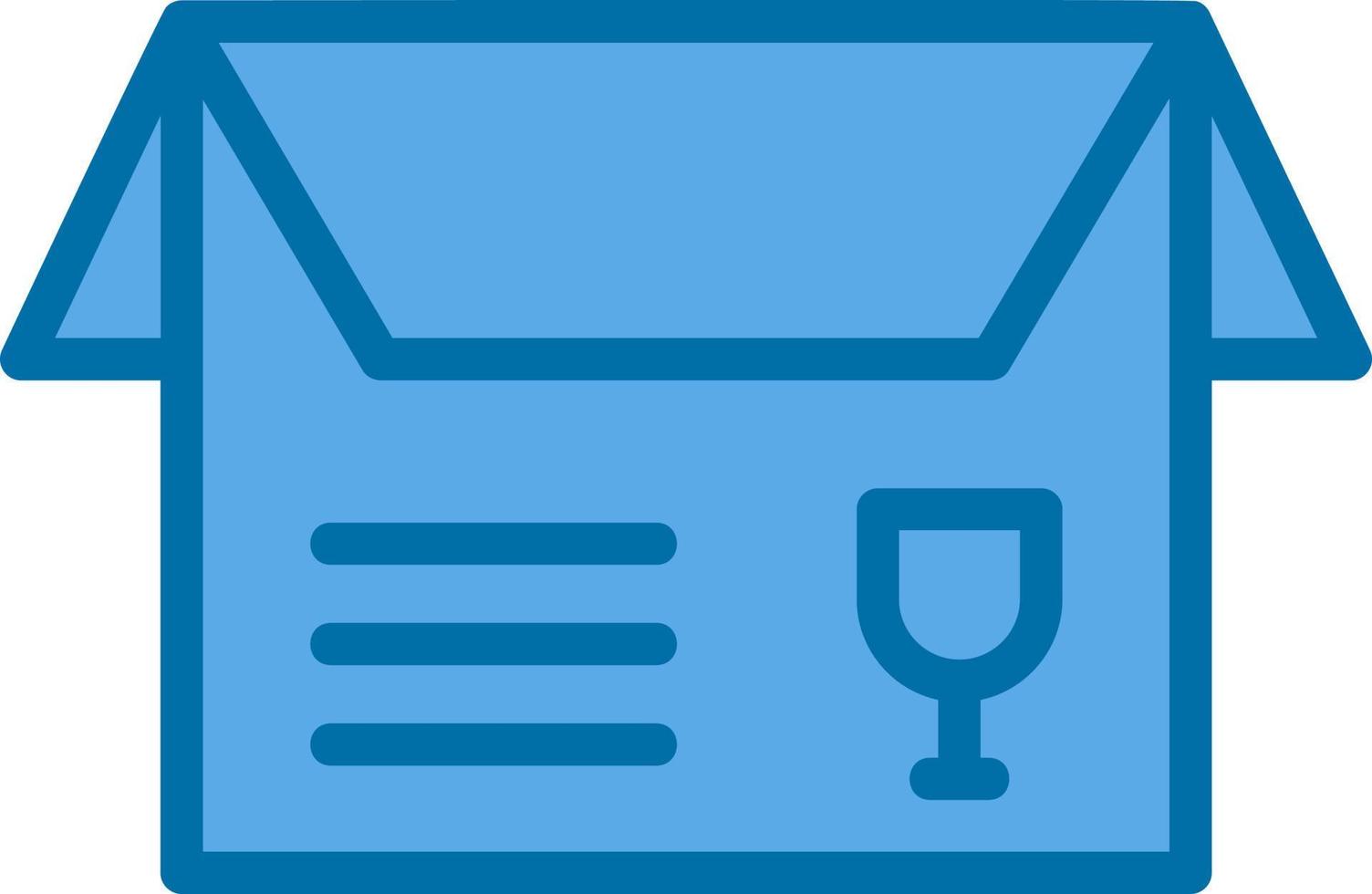 Open Box Vector Icon Design