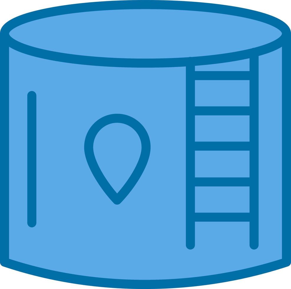 Water Tank Vector Icon Design