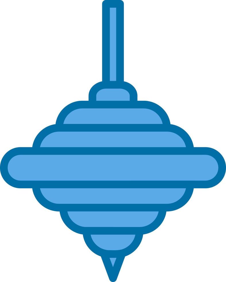 Top Spin Vector Icon Design