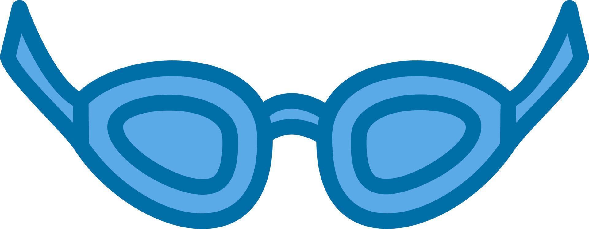 diseño de icono de vector de gafas de natación