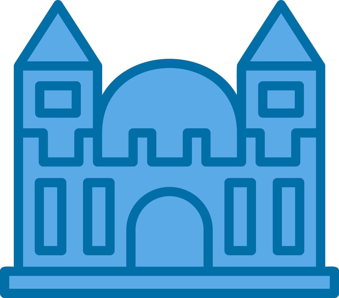 diseño de icono de vector de castillo