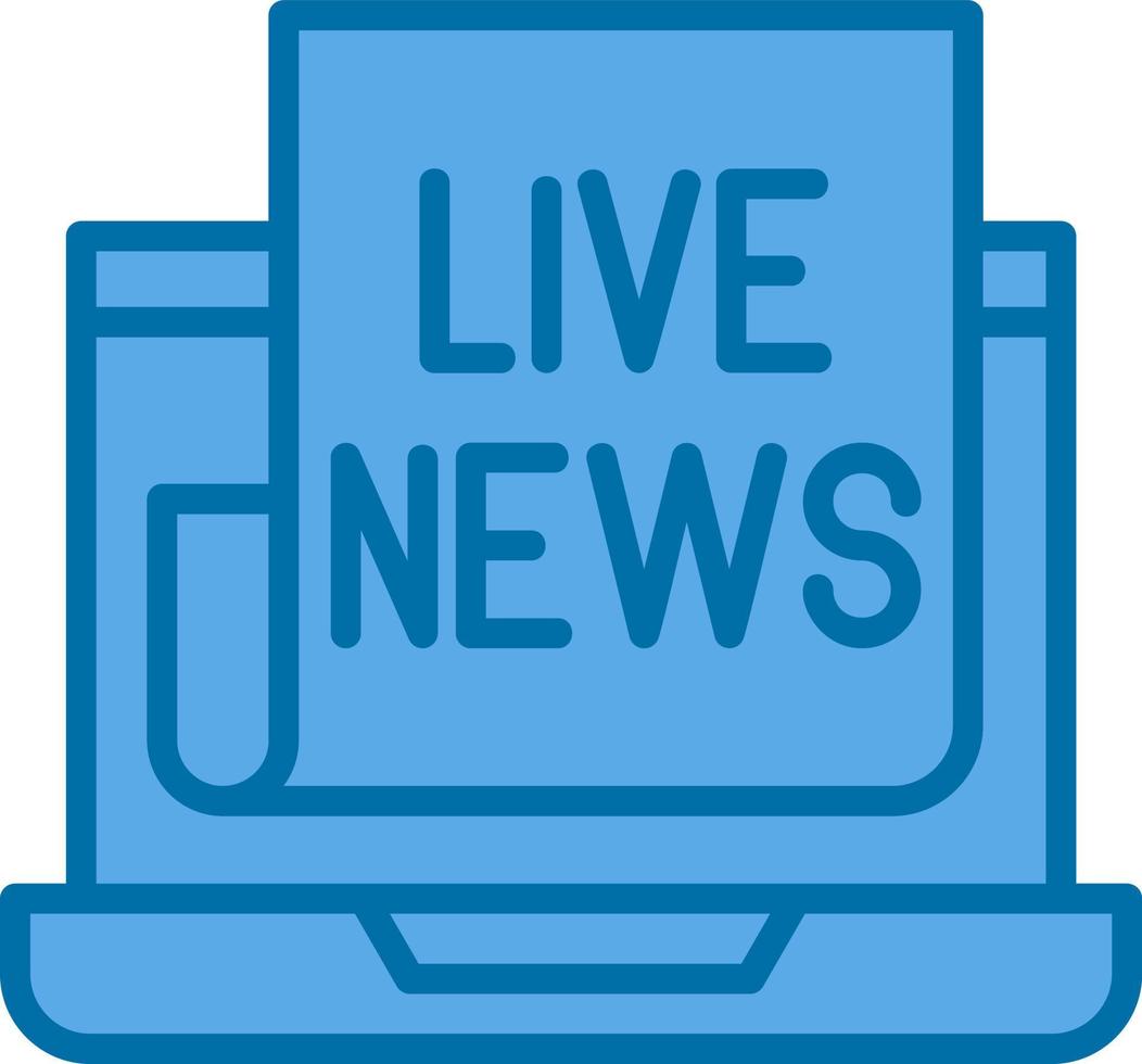 Live News Vector Icon Design