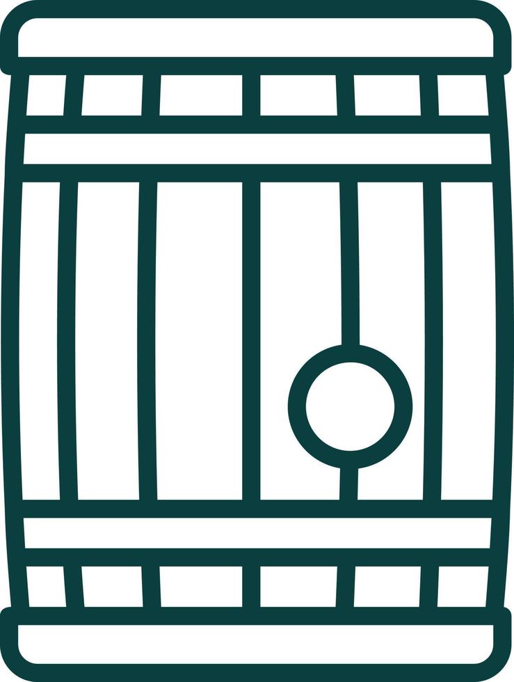 diseño de icono de vector de barril