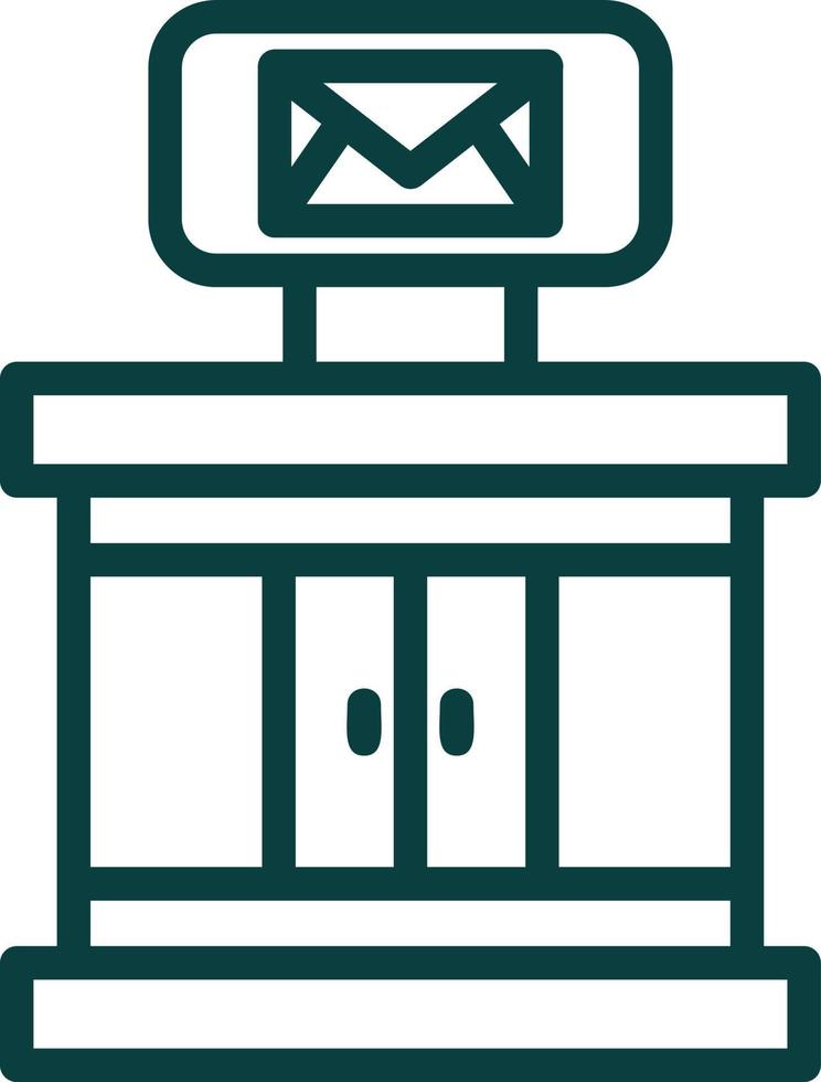 Post Office Vector Icon Design