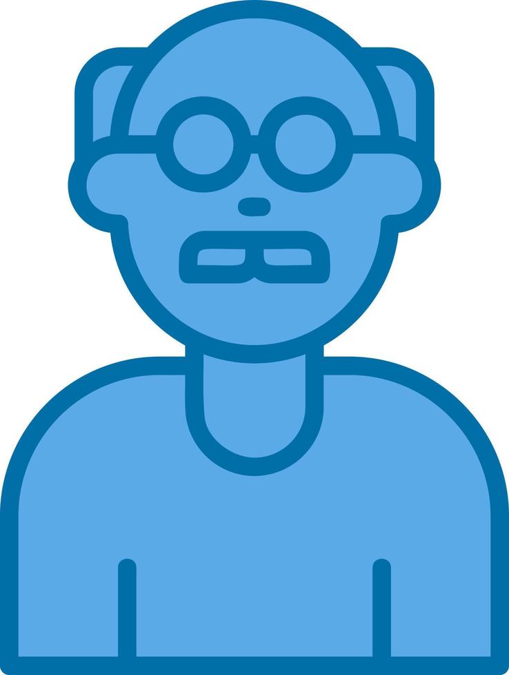 Old Man Vector Icon Design