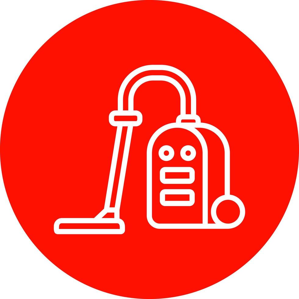 Vacuum Cleaner Vector Icon Design