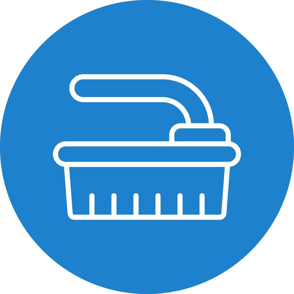 Cleaning Brush Vector Icon Design