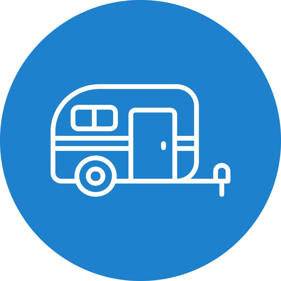 diseño de icono de vector de caravana