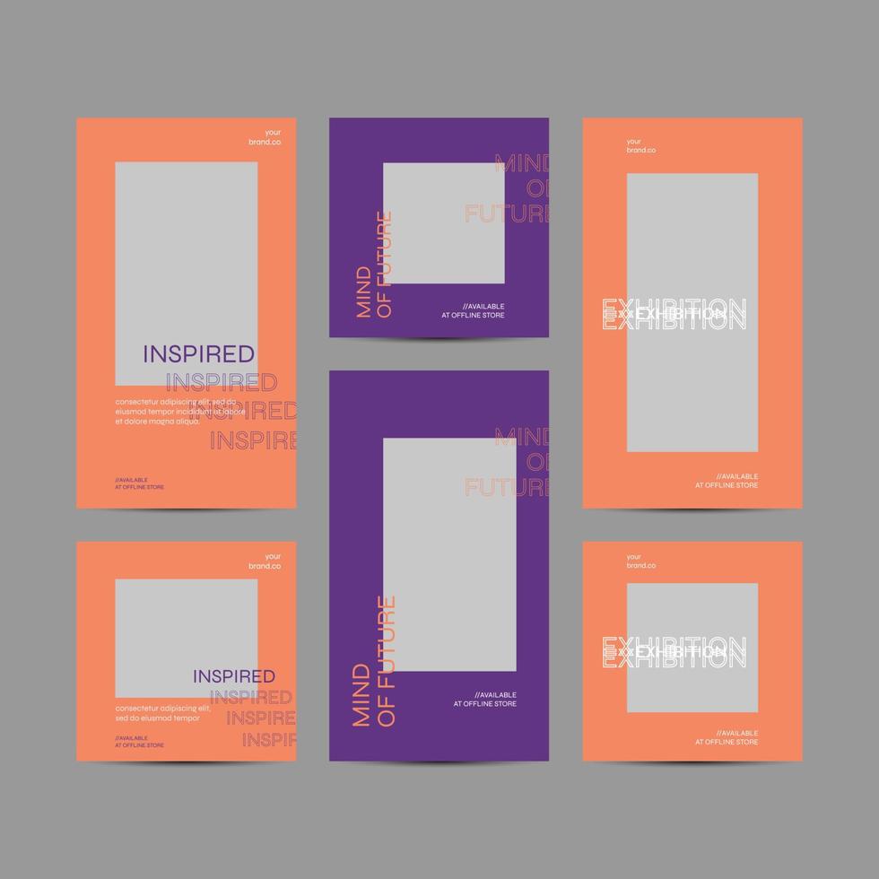 Social media post Banner Square Flyer Templates vector