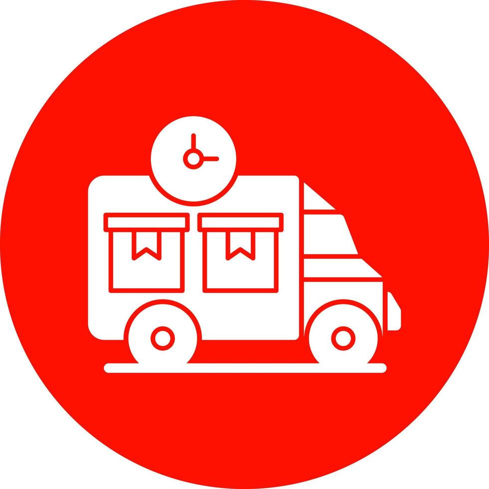 Delivery Time Vector Icon Design