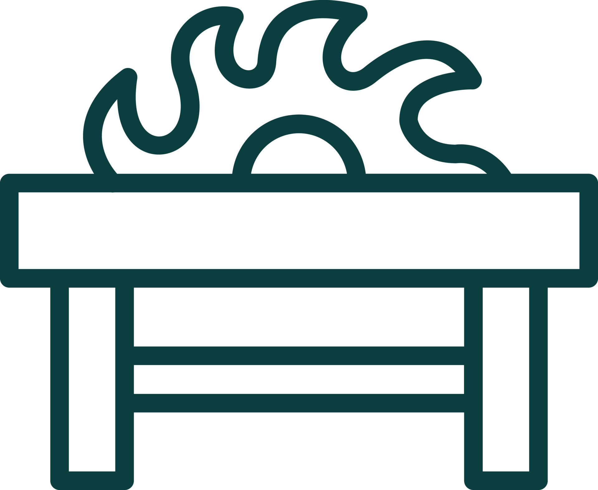 Table Saw Vector Icon Design 16900006 Vector Art at Vecteezy